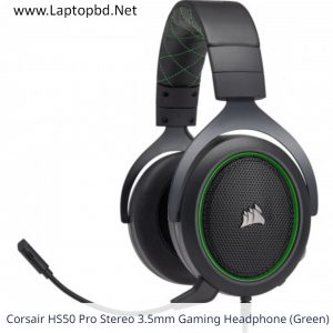 Corsair HS50 Pro Stereo 3.5mm Gaming Headphone (Green) | Laptopbd.Net