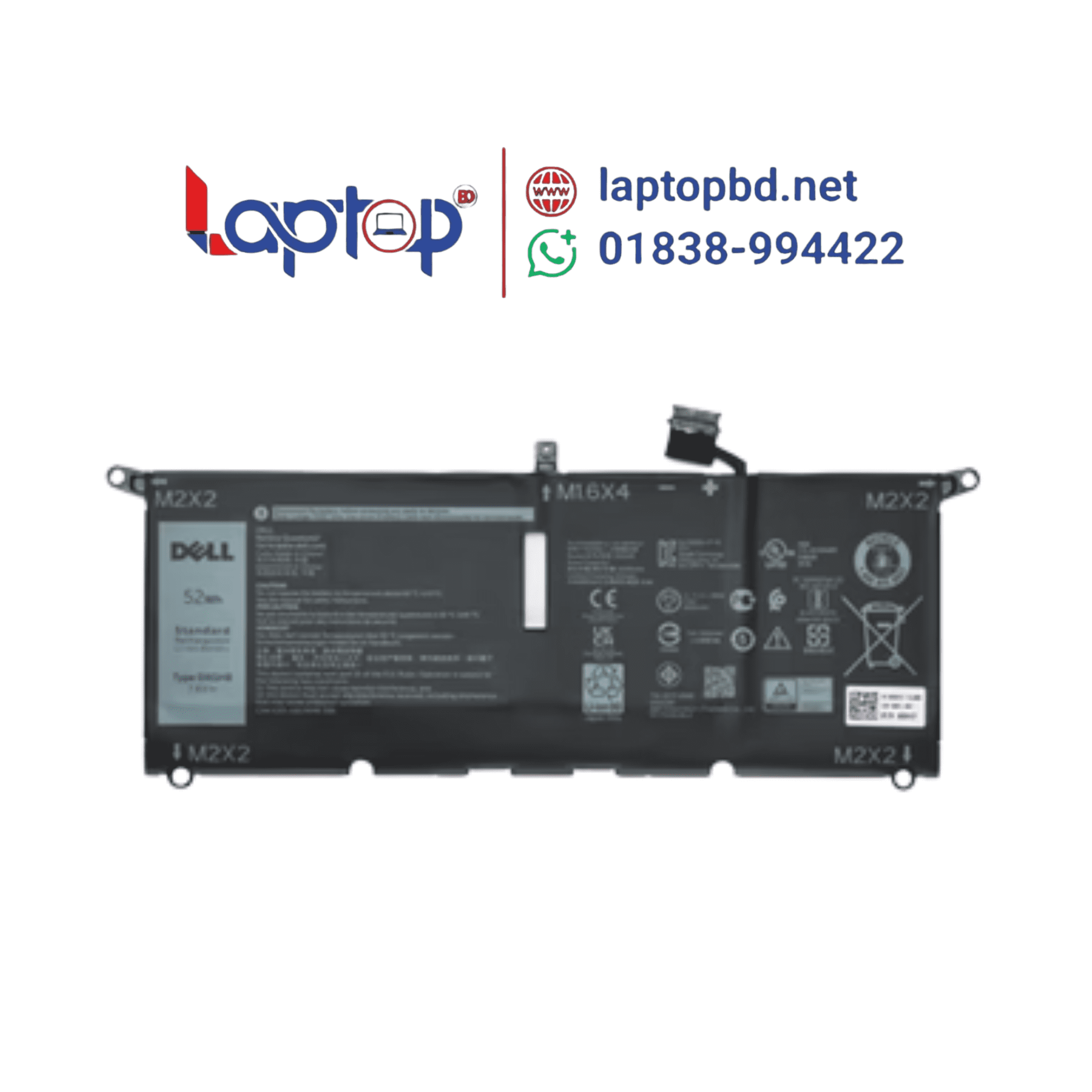 Dell HK6N5 XPS 13 9370 9380 7390 9305 P82G P113G 5600mAh Laptop Battery Dell HK6N5 XPS 13 9370 9380 7390 9305 P82G P113G 5600mAh Laptop Battery