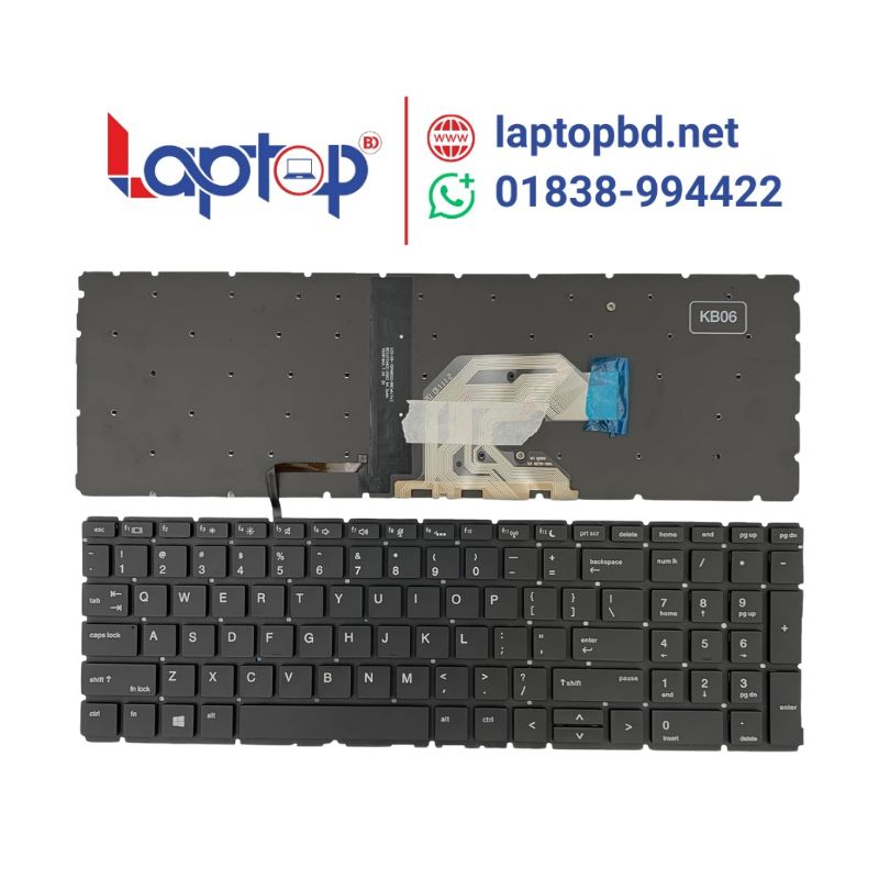 HP ProBook 450 G6 455 G6 Series Laptop Keyboard at Laptop BD HP ProBook 450 G6 / 455 G6 Series Laptop Keyboard at Laptop BD
