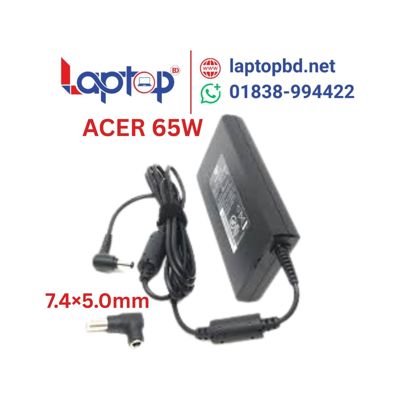 Acer Barrel 7.4×5.0mm 135W 19V Adapter for Nitro 5 Gaming at Laptop BD Acer Barrel 7.4×5.0mm 135W 19V Adapter for Nitro 5 Gaming at Laptop BD