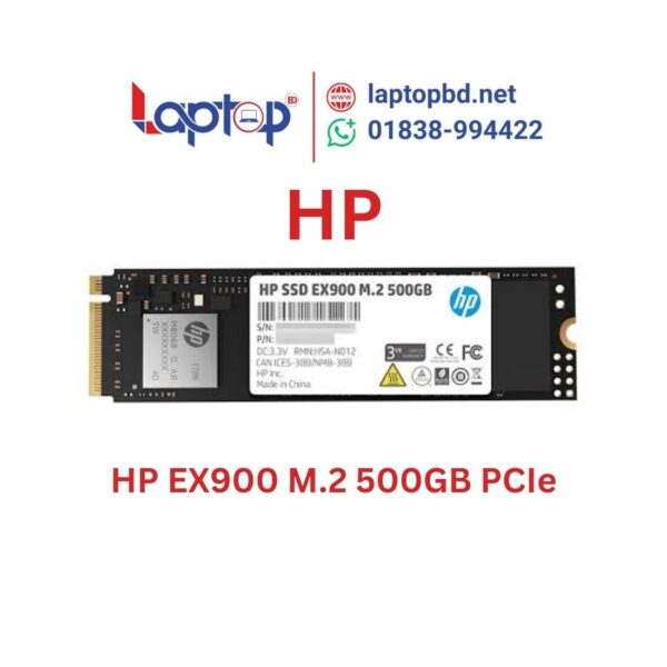 HP EX900 M.2 500GB PCIe NVMe Internal SSD at Laptop BD