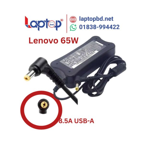 Lenovo General Port 19V 3.42A 65W Laptop Charger Adapter