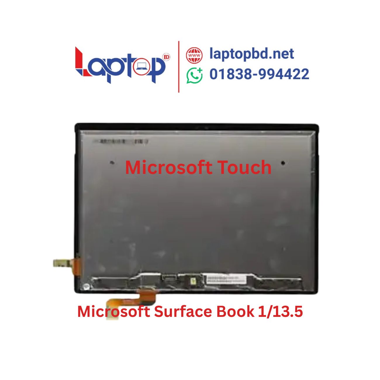 Microsoft Surface Book 113.5-Inch LCD Display Touch Screen Digitizer at Laptop BD Microsoft Surface Book 1/13.5-Inch LCD Display Touch Screen Digitizer at Laptop BD