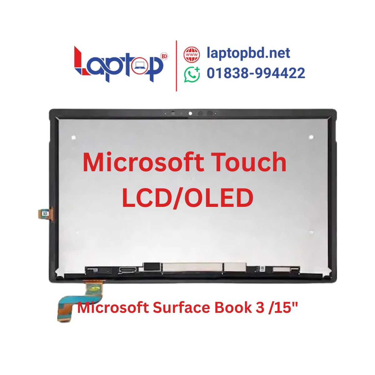 Microsoft Surface Book 3 15-Inch LCDOLED Display Touch Screen Digitizer at Laptop BD Microsoft Surface Book 3 /15-Inch LCD/OLED Display Touch Screen Digitizer at Laptop BD