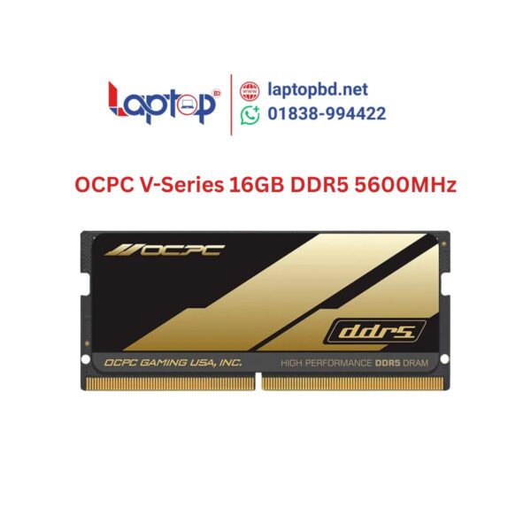 OCPC V-Series 16GB DDR5 5600MHz Black Laptop RAM at Laptop BD