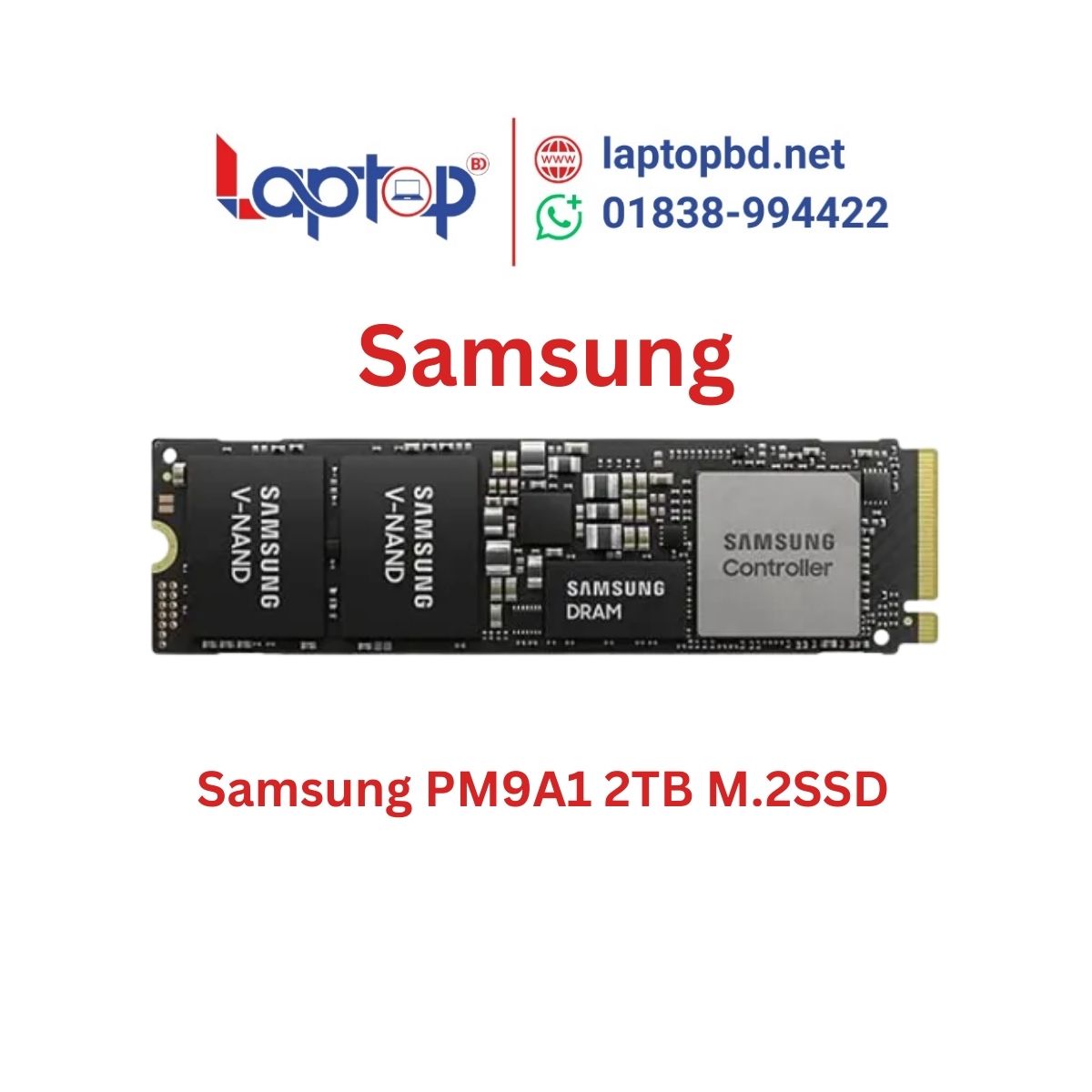 Samsung PM9A1 2TB M.2 PCIe Gen 4.0 NVMe SSD at Laptop BD Samsung PM9A1 2TB M.2 PCIe Gen 4.0 NVMe SSD at Laptop BD