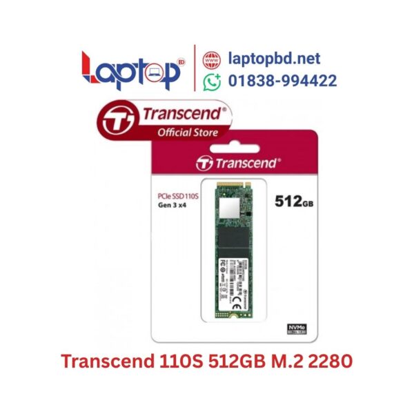 Transcend 110S 512GB M.2 2280 (M-Key) PCIe Gen3x4 SSD at Laptop BD