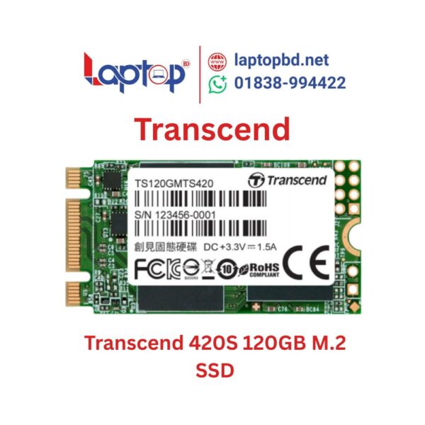 Transcend 420S 120GB M.2 SSD at Laptop BD