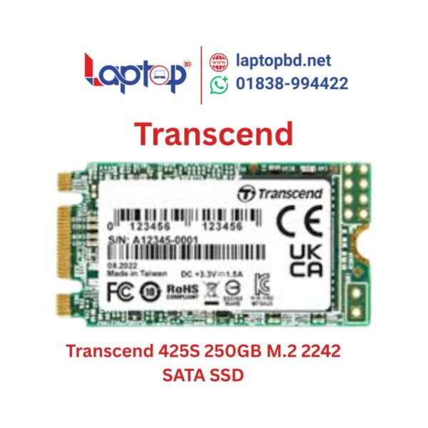 Transcend 425S 250GB M.2 2242 SATA SSD at Laptop BD