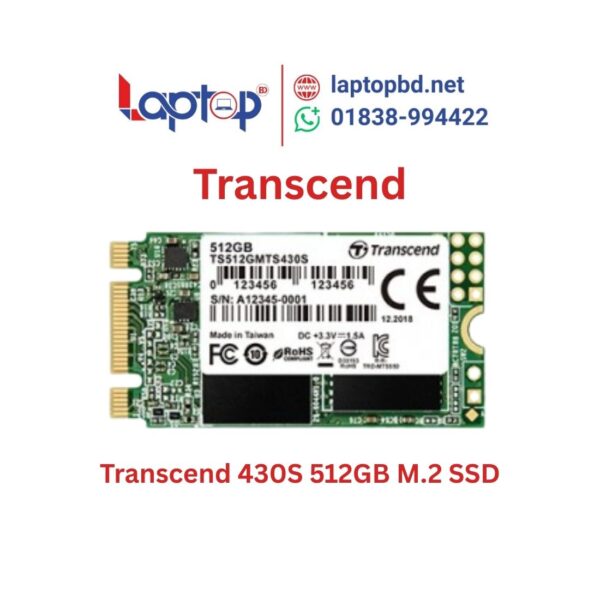 Transcend 430S 512GB M.2 SSD at Laptop BD