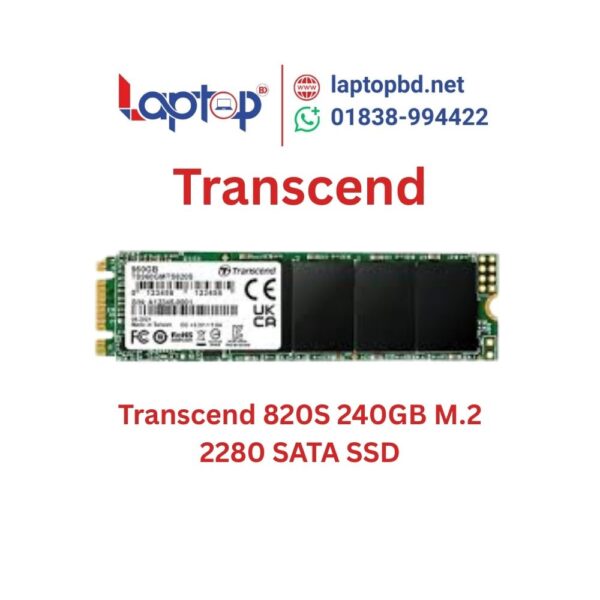 Transcend 820S 240GB M.2 2280 SATA SSD at Laptop BD