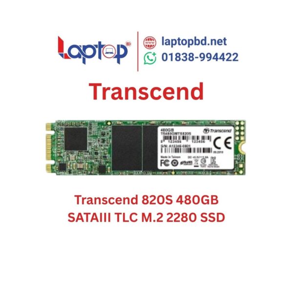 Transcend 820S 480GB SATAIII TLC M.2 2280 SSD at Laptop BD