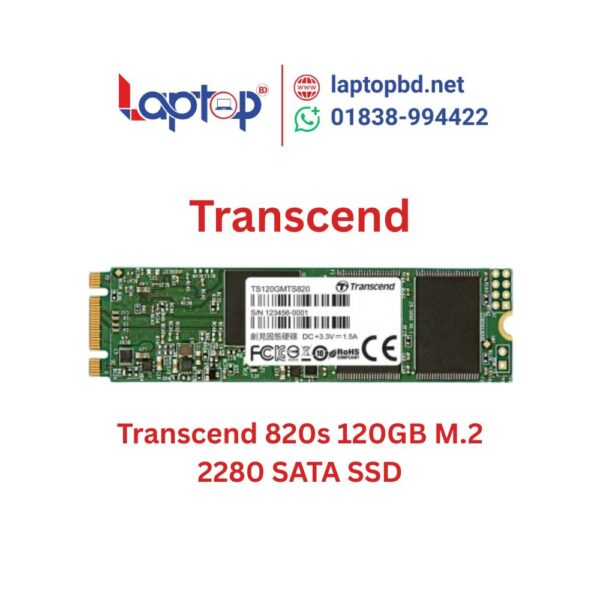 Transcend 820s 120GB M.2 2280 SATA SSD at Laptop BD