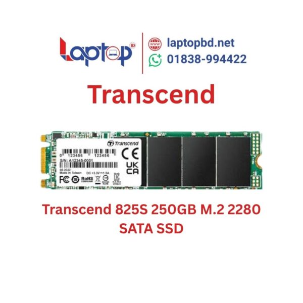 Transcend 825S 250GB M.2 2280 SATA SSD at Laptop BD