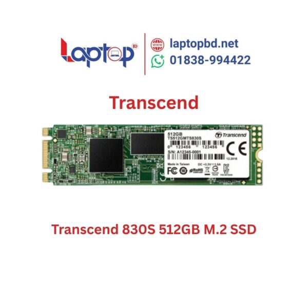 Transcend 830S 512GB M.2 2280 (B+M Key) SATAIII SSD at Laptop BD