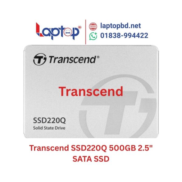 Transcend SSD220Q 500GB 2.5" SATA SSD at Laptop BD