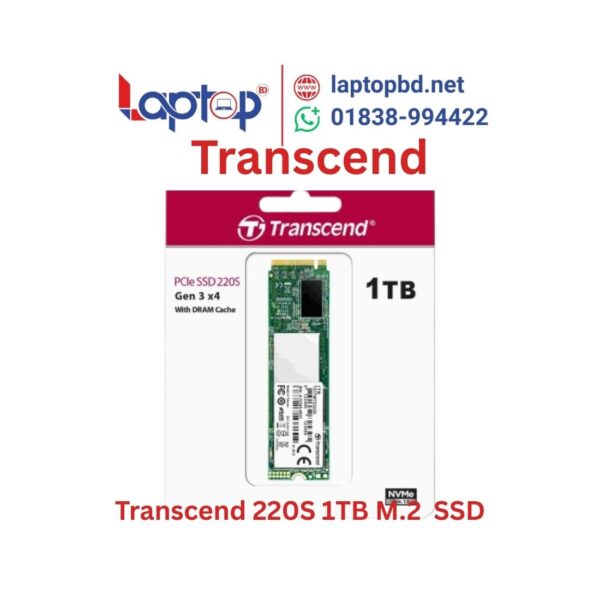 Transcend SSD220S 1TB M.2 PCIe Gen3 x4 SSD at Laptop BD