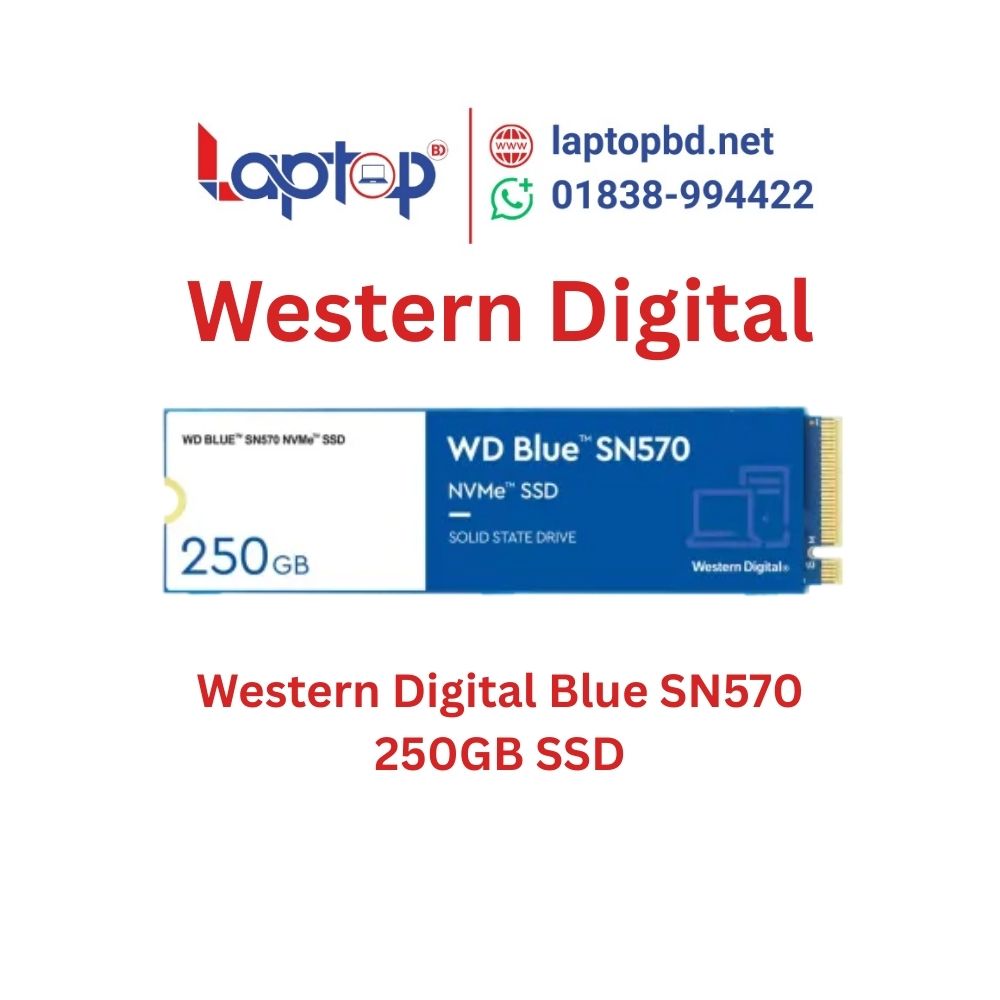 Western Digital Blue SN570 250GB M.2 2280 PCIe NVMe SSD at Laptop BD Western Digital Blue SN570 250GB M.2 2280 PCIe NVMe SSD at Laptop BD
