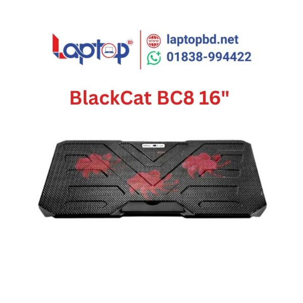 BlackCat BC8 16" Laptop Cooler with 3 Fan at Laptop BD