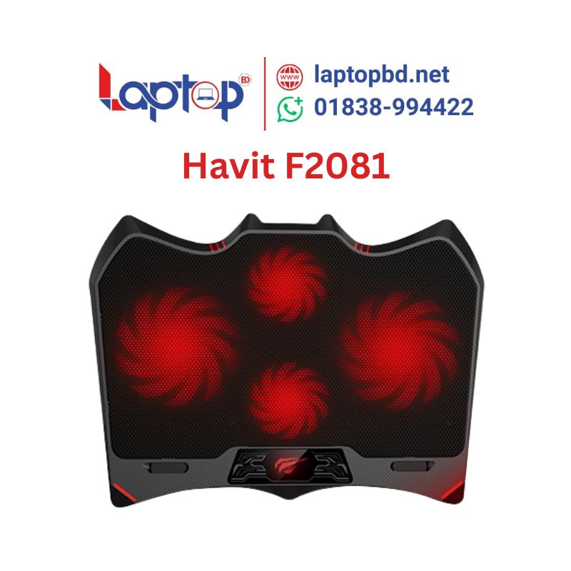Havit F2081 Gaming Laptop Cooling Pad at Laptop BD Havit F2081 Gaming Laptop Cooling Pad at Laptop BD