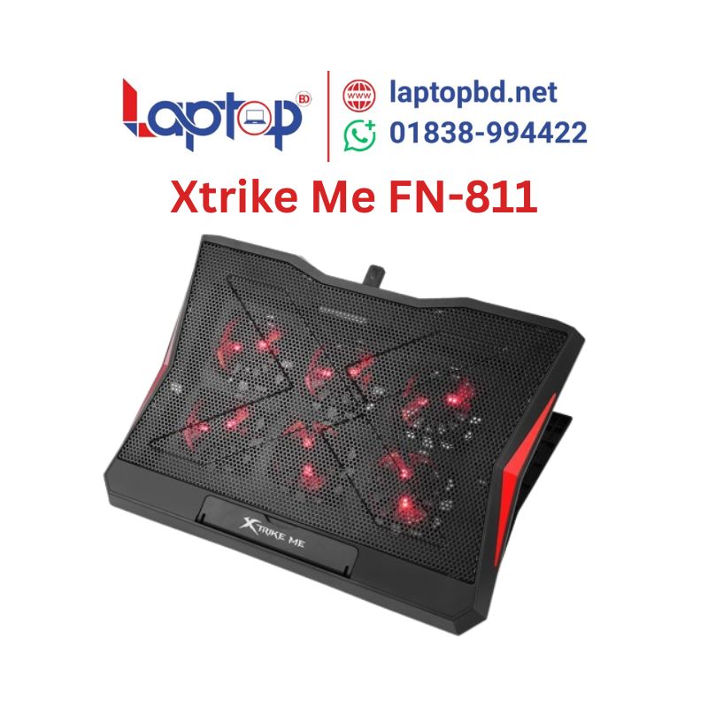 Xtrike Me FN-811 Red Backlit Laptop Cooler at Laptop BD Xtrike Me FN-811 Red Backlit Laptop Cooler at Laptop BD