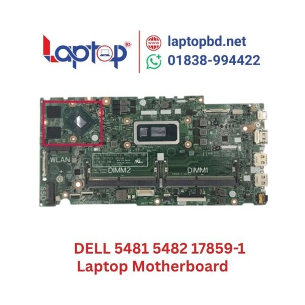 DELL 5481 5482 17859-1 i3 Laptop Motherboard at Laptop BD