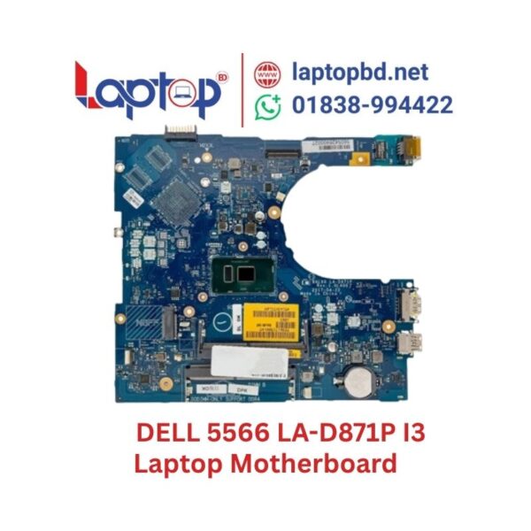DELL 5566 LA-D871P I3 Laptop Motherboard at Laptop BD