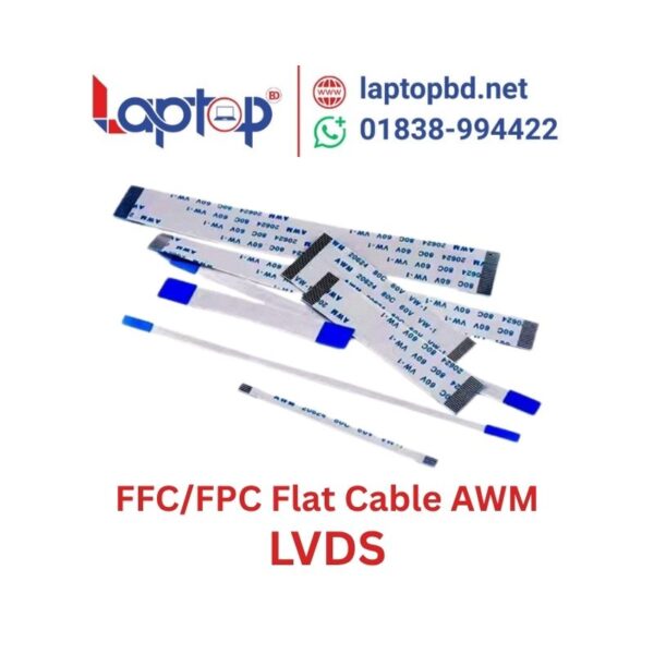 FFC/FPC Flat Cable AWM 20624 80C 60V VW-1 (20Pin–40Pin) at Laptop BD