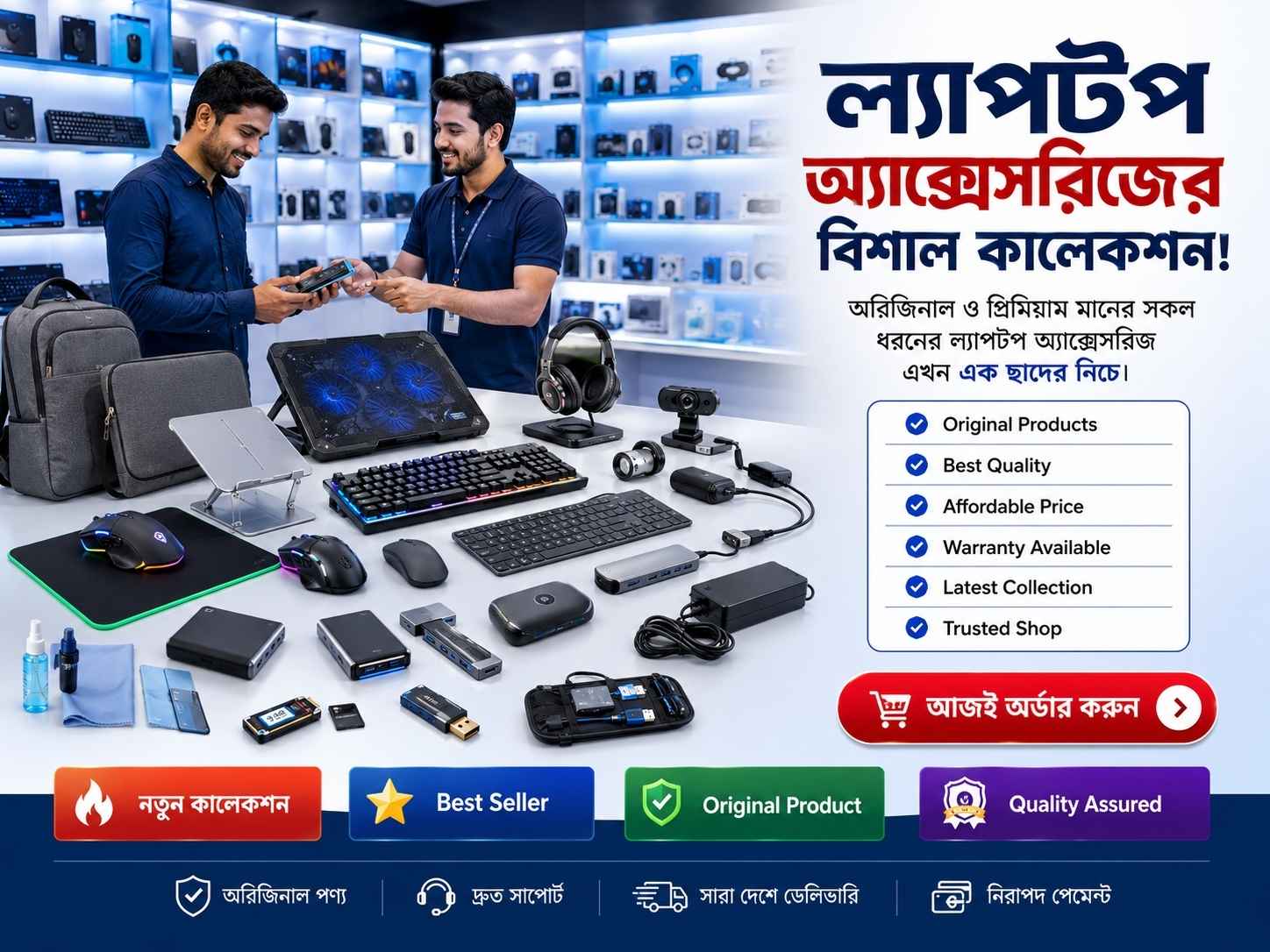 Laptop accessories shop in Dhaka