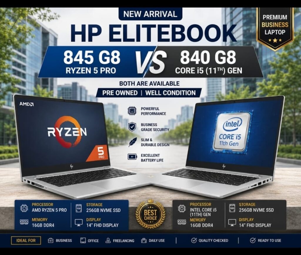 HP EliteBook 845 G8 vs 840 G8 Best Business Laptop in Bangladesh